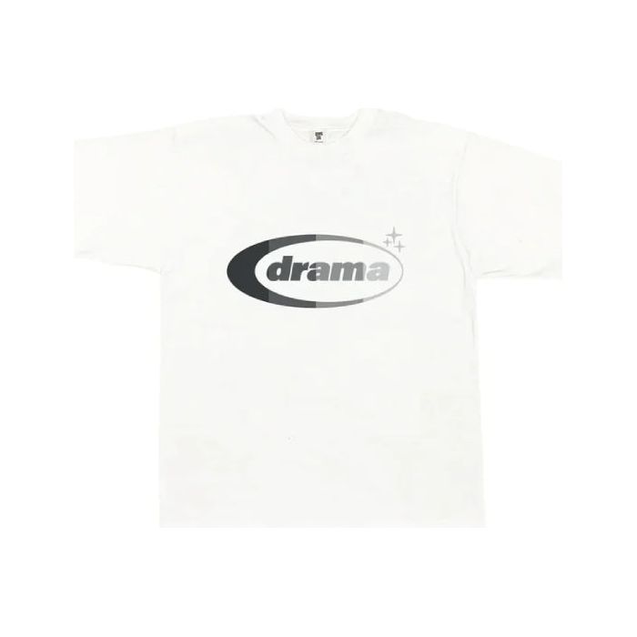 Drama Call Grey Oval Tee 'White'