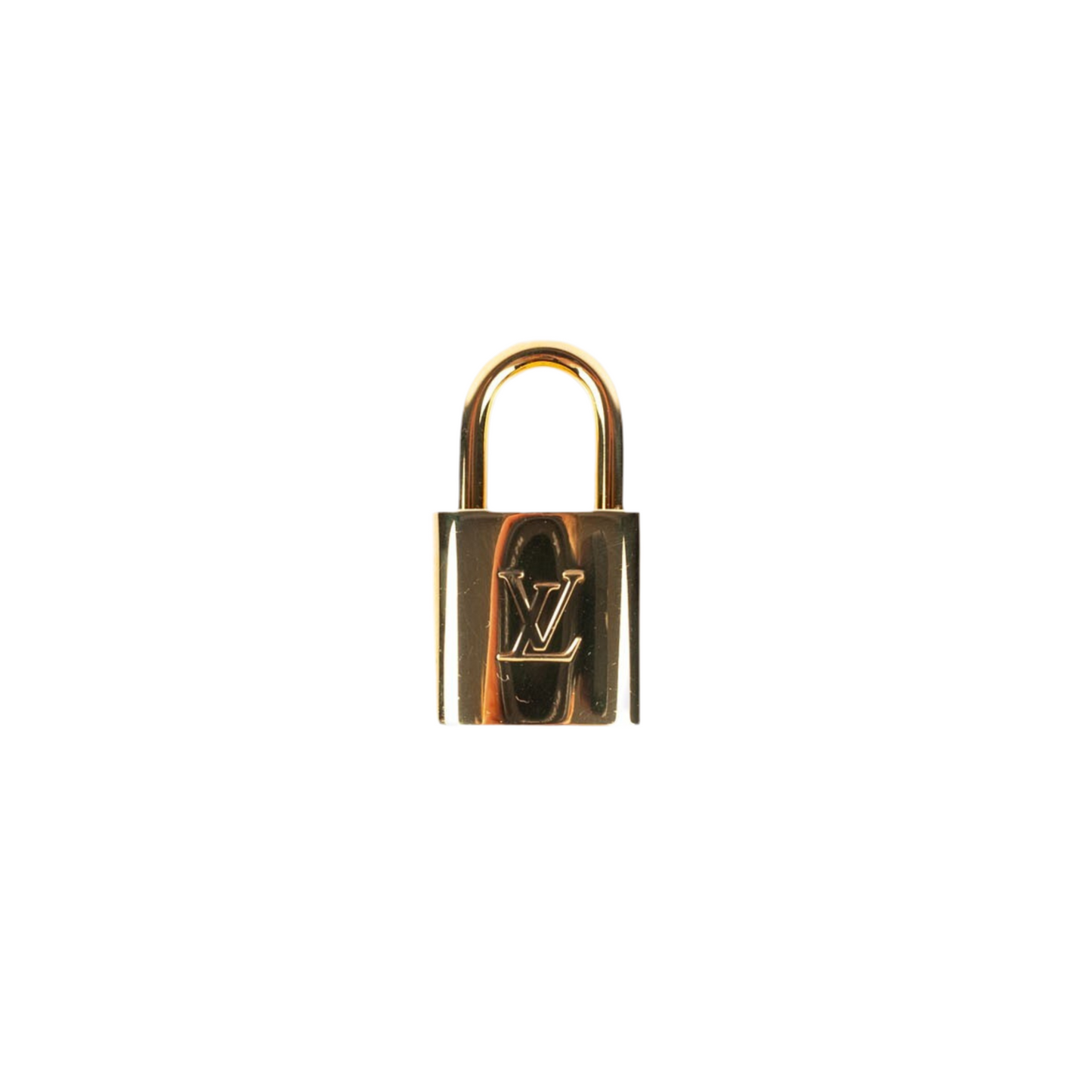 Luis Vuitton Gold Padlock mini lock