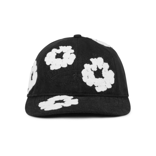 Denim Tears Wreath Cap - Black