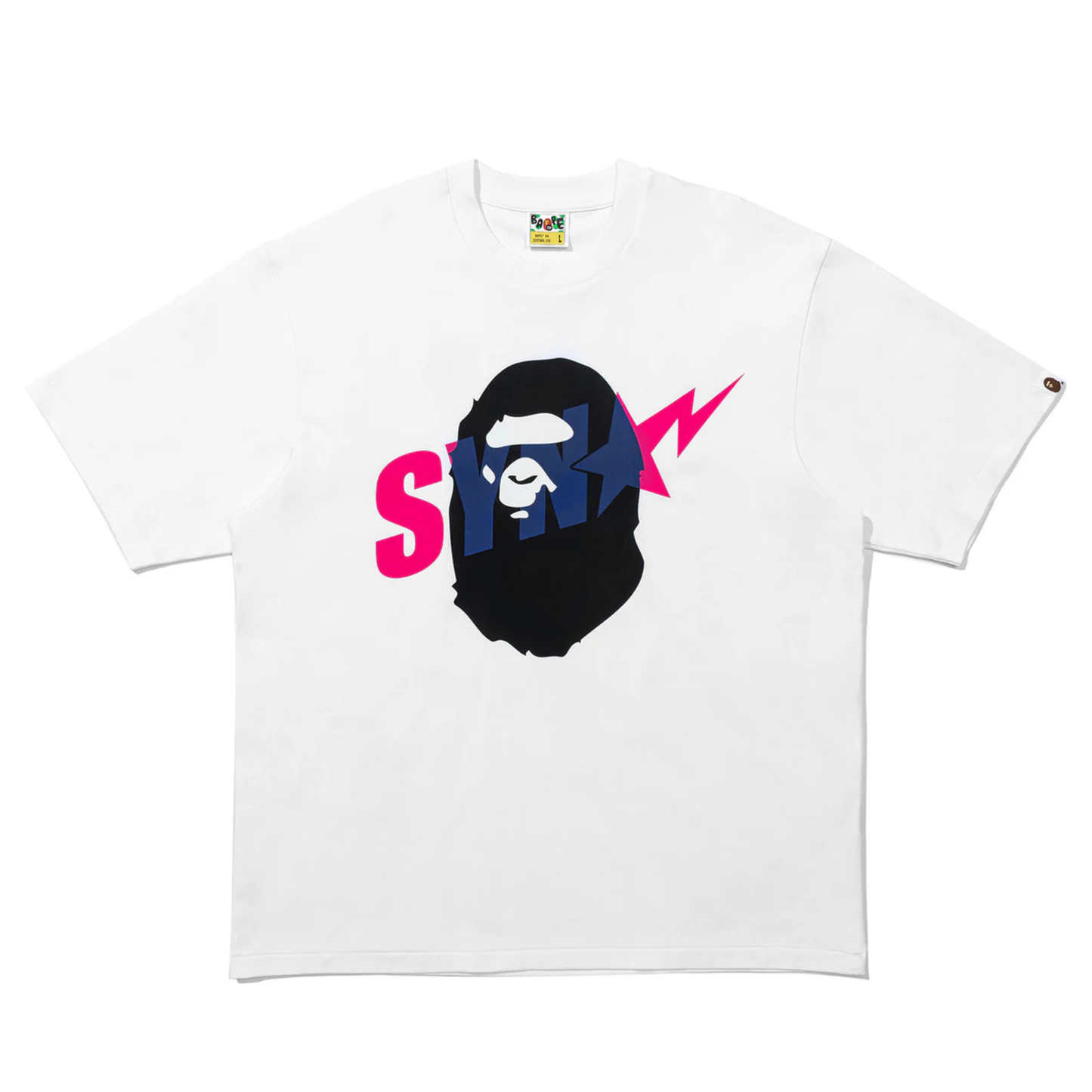 BAPE x Spotify x Central Cee Ape Head Relaxed Fit Tee White