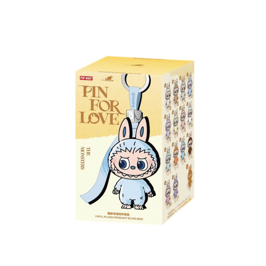 Pop Mart Labubu The Monsters Pin for Love Series Vinyl Plush Pendant (A-N) Single Blind Box
