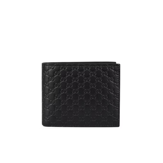 Gucci Bifold Wallet Microguccissima Black