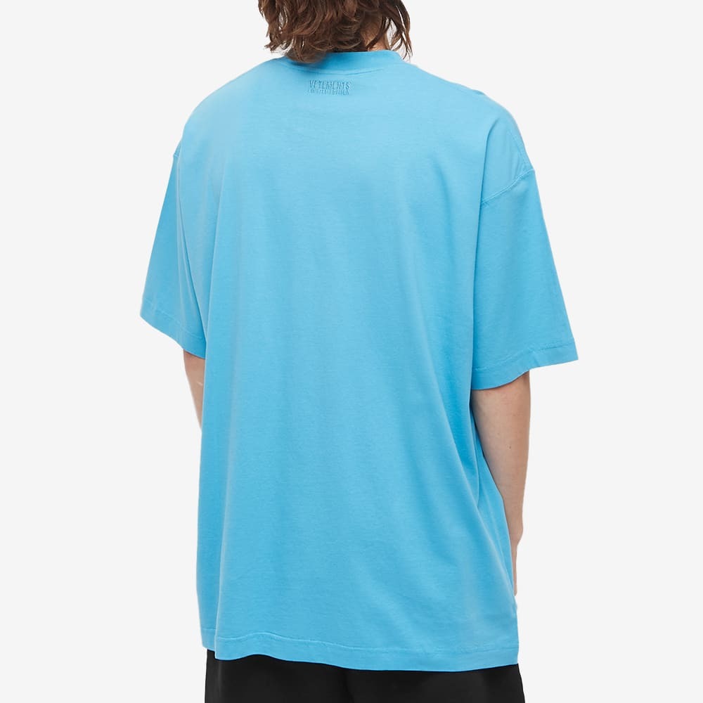 Vetements Men's Total Logo T-Shirt Sky Blue