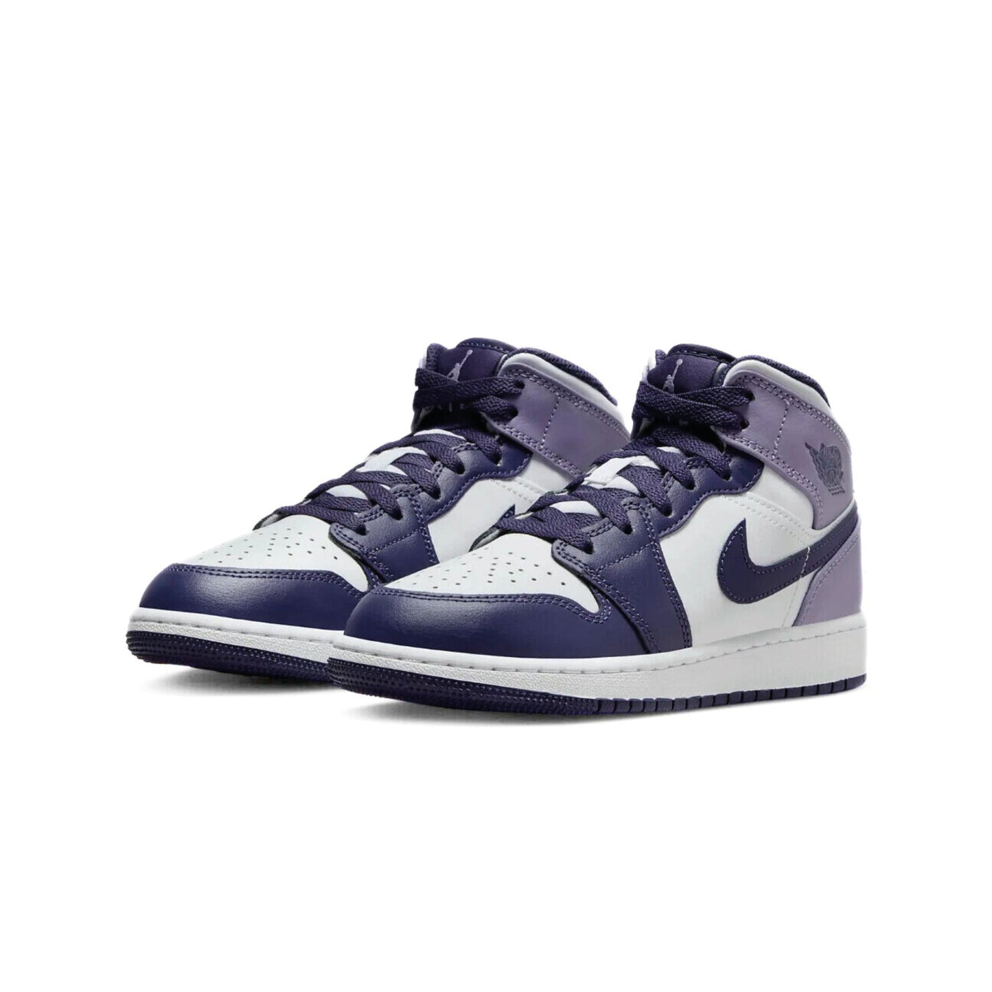 Jordan 1 Mid White Sky J Purple (GS)