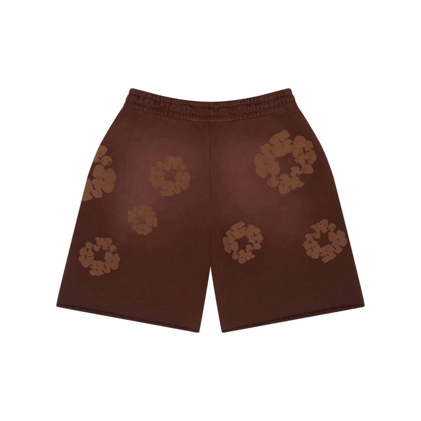 Denim Tears Mono Cotton Wreath Sweat Shorts Brown