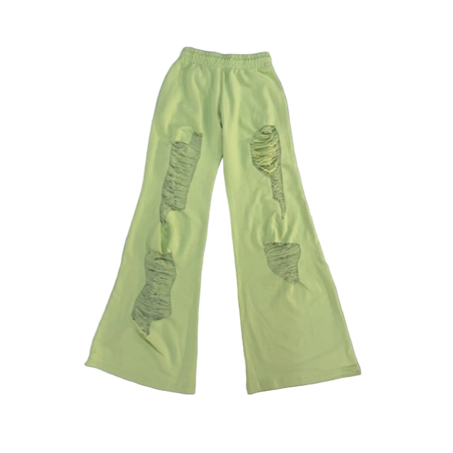 Off-White Hem Mesh Sweapants Lime SS23