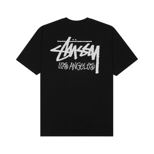 Stussy Stock Los Angeles Tee 'Black'
