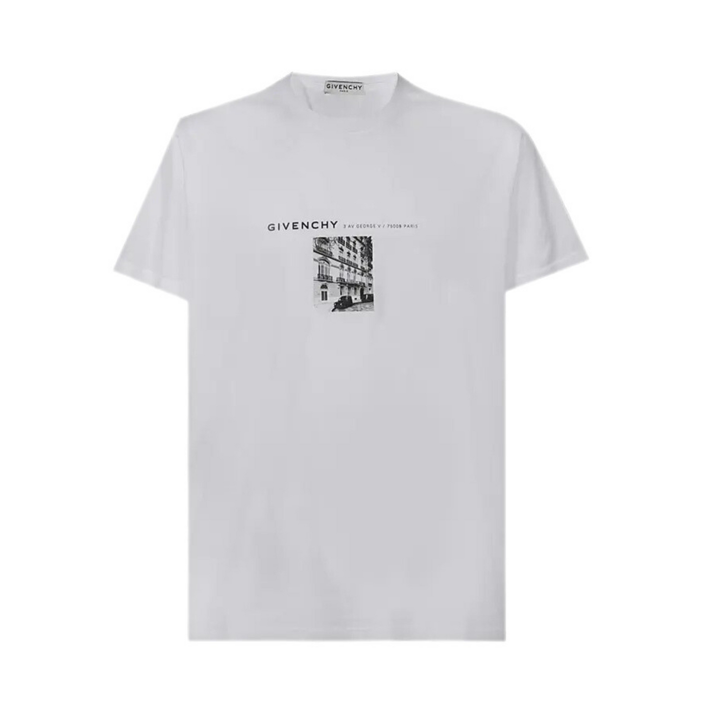 Givenchy Logo T-Shirt Paris Store 'White'