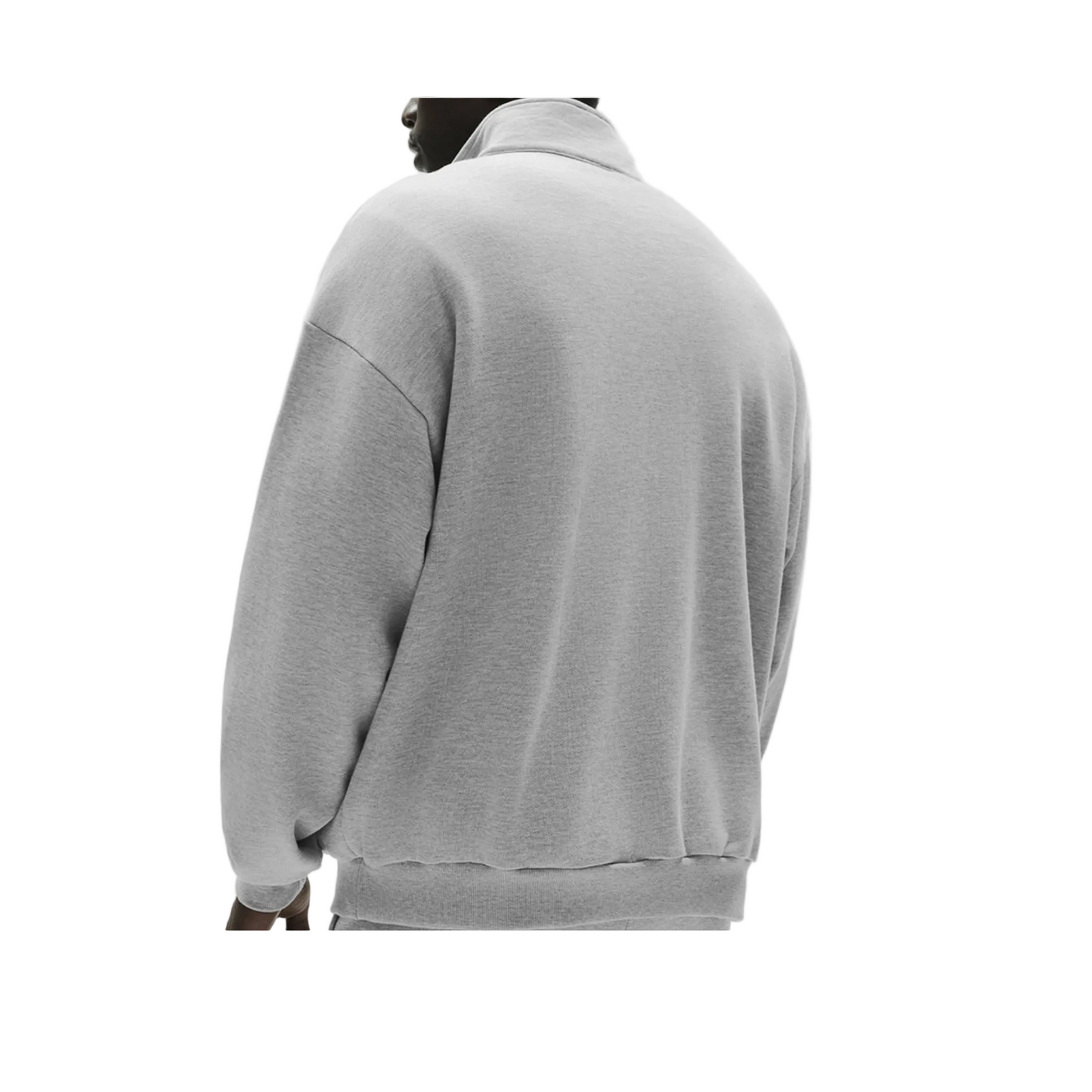 Alo Accolade 1/4 Zip Pullover Athletic Heather Grey W