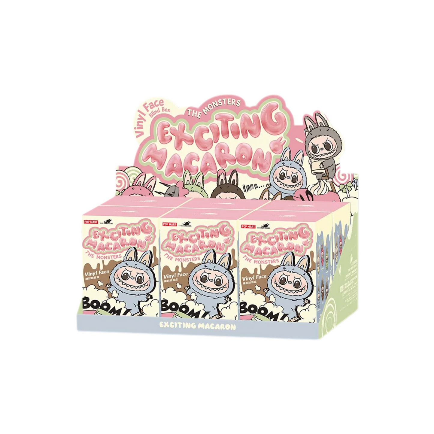 Labubu The Monsters 'Exciting Macarons' Vinyl Face Blind Box