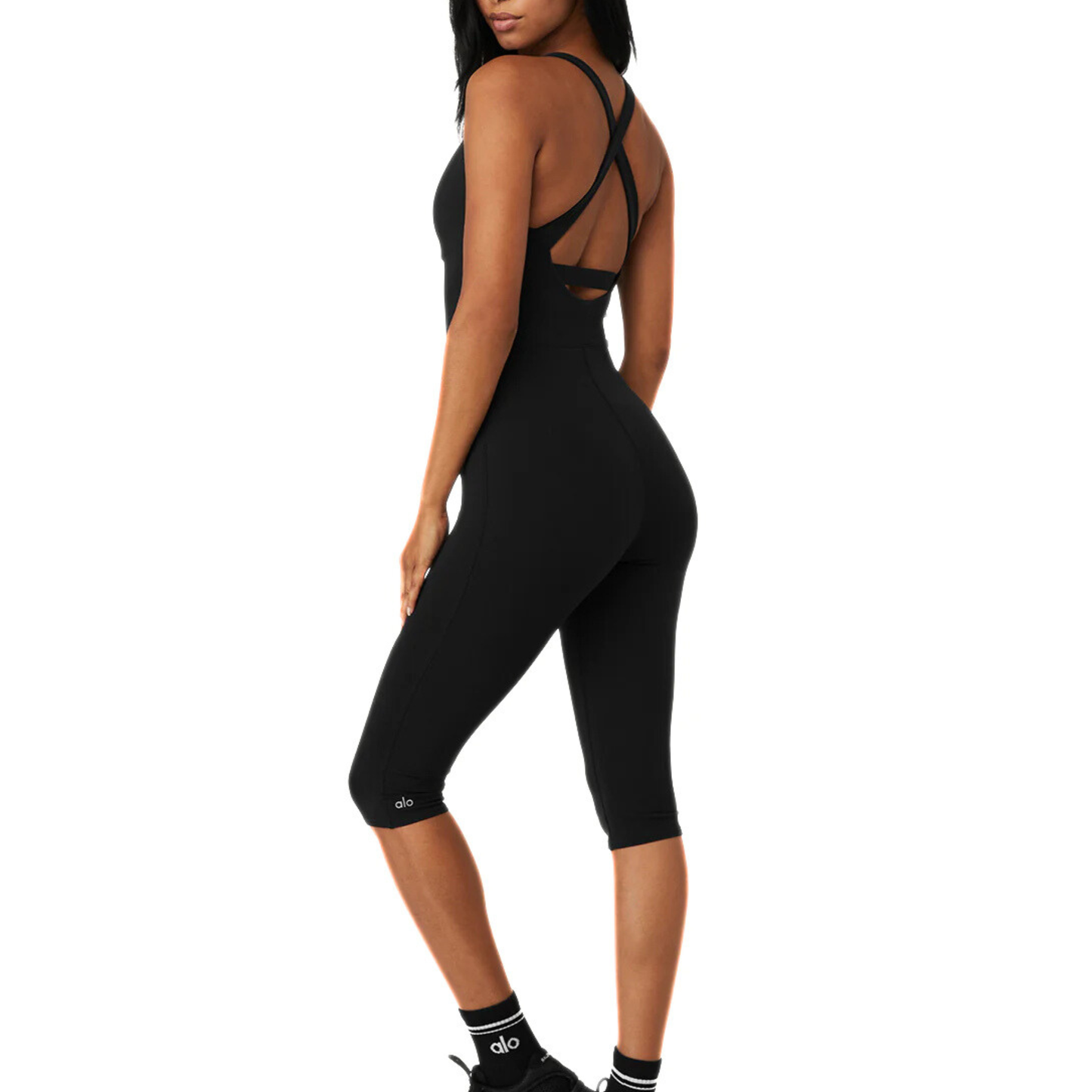 Alo Airbrush Physique Onesie Black