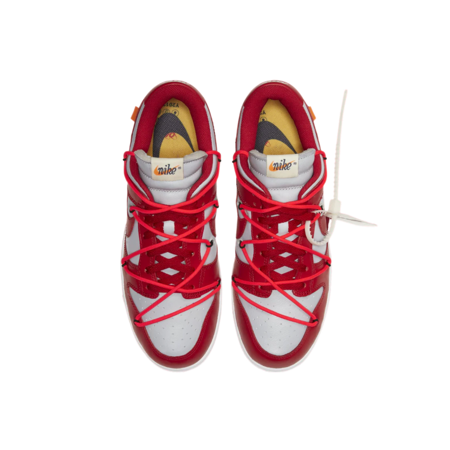 Nike x Off-White Dunk Low University Red - 48h