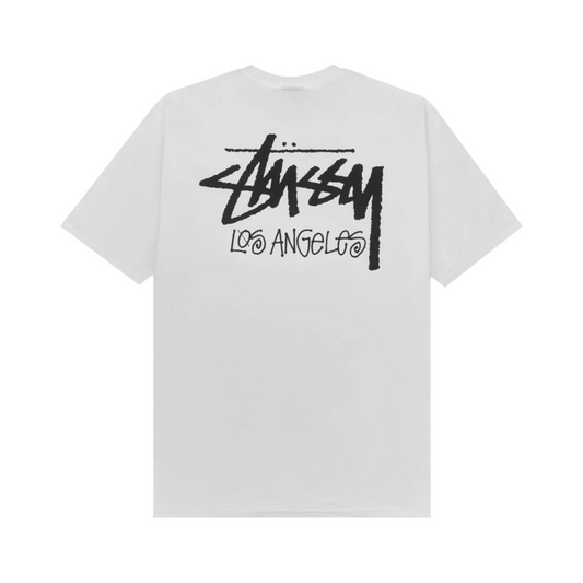 Stussy Stock Los Angeles Tee 'White'