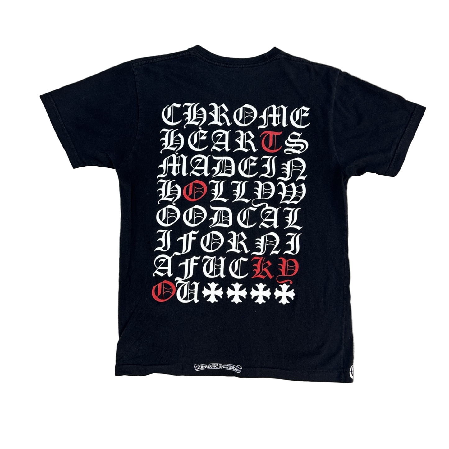 Chrome Hearts Tokyo Exclusive Pocket T-Shirt (Black/White/Red)