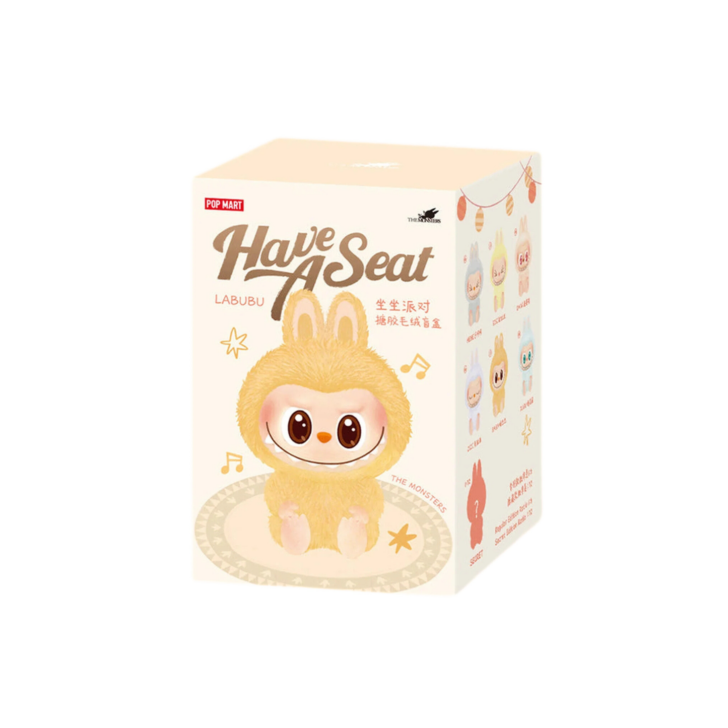 Labubu The Monsters 'Have a Seat' Vinyl Plush Blind Box