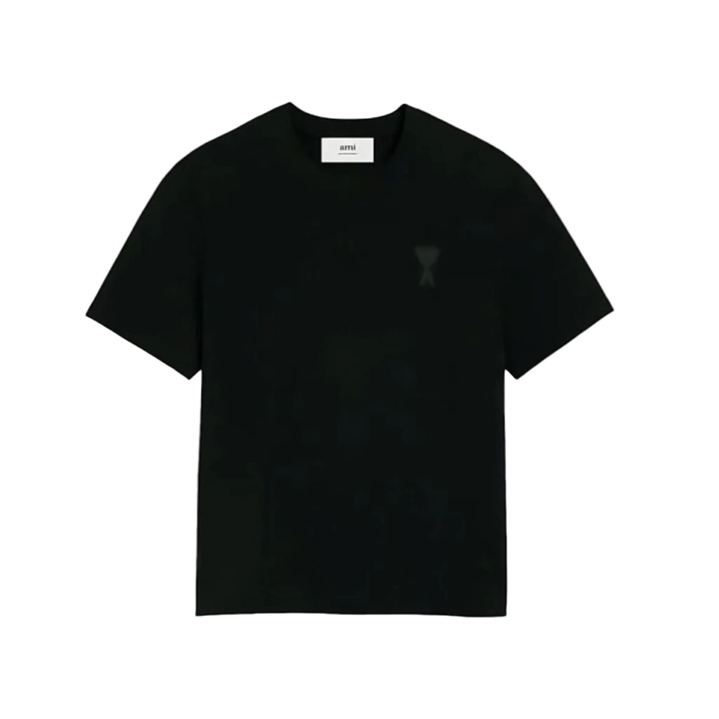 Ami Paris Black Heart Logo T-Shirt 'Black'