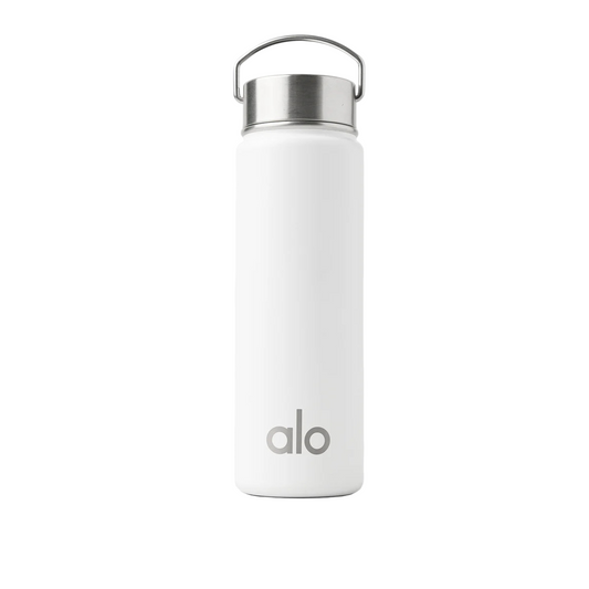 Alo Water Bottle White