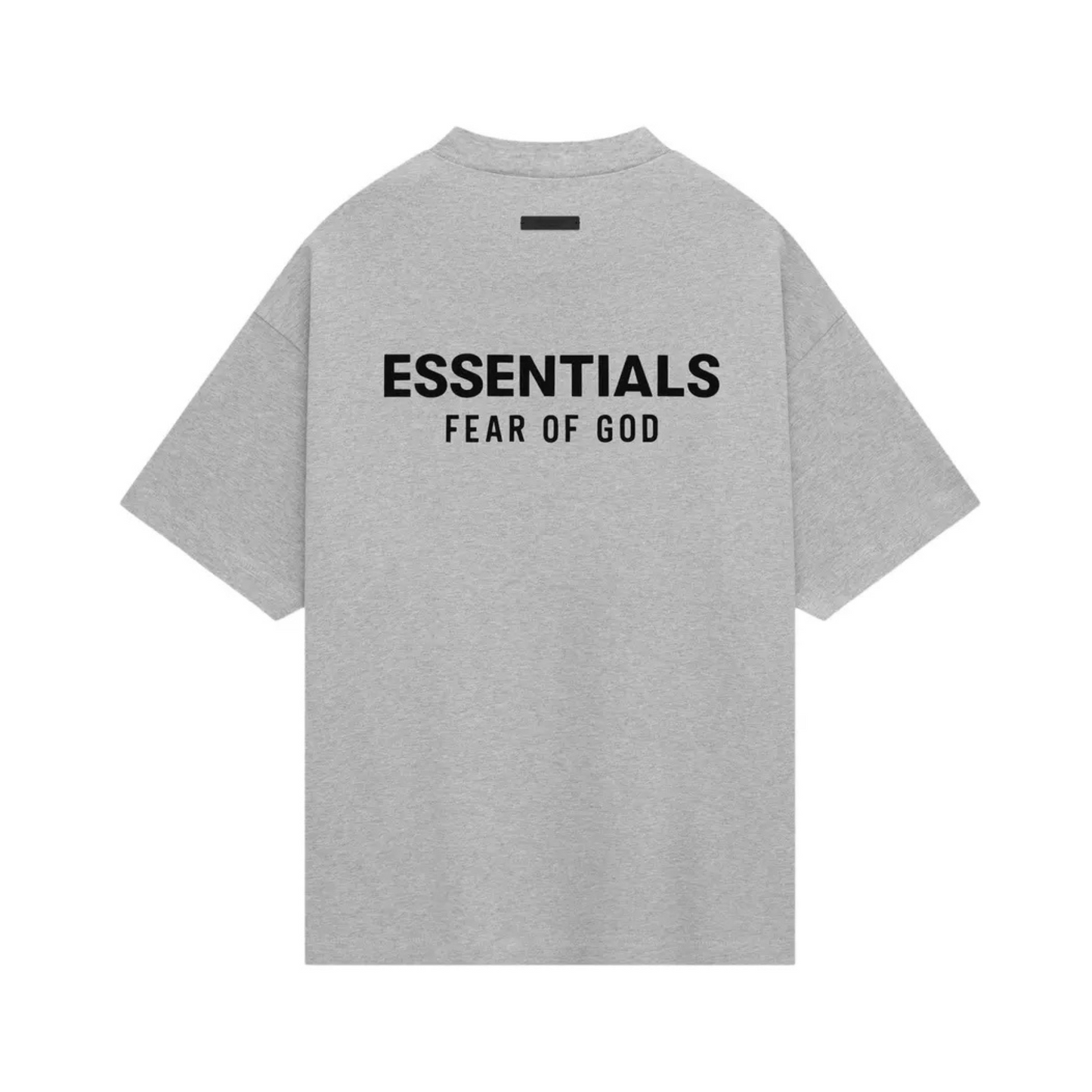 Bluzë me temë "Frika nga Zoti" në stilin "Essentials", gri e çelët me ngjyrë të errët (e madhe)
