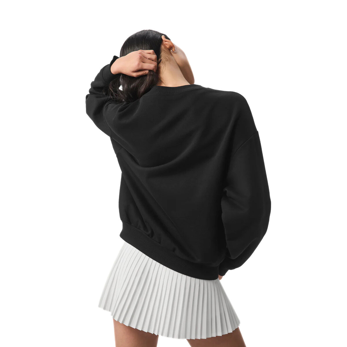 Alo Accolade Crew Neck Pullover Black