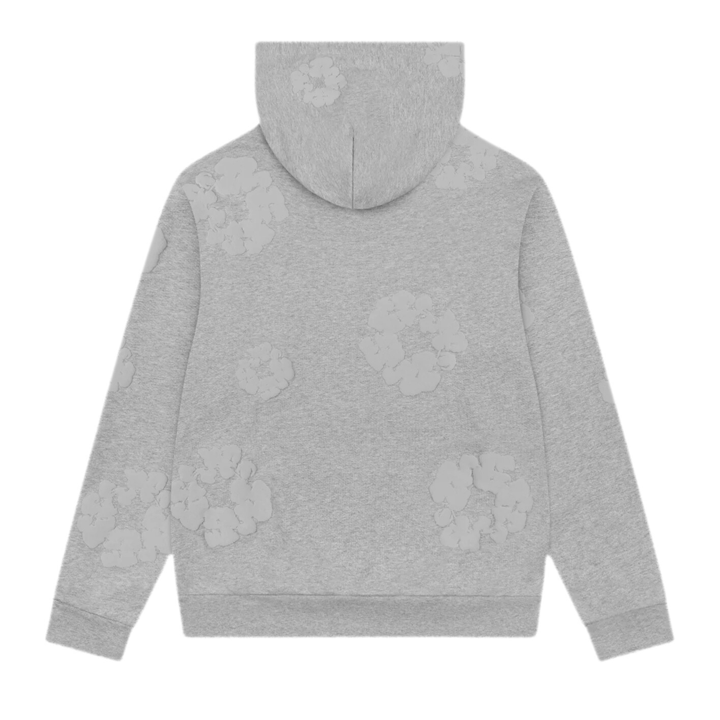 Denim Tears Men's Mono Wreath Hoodie Grey