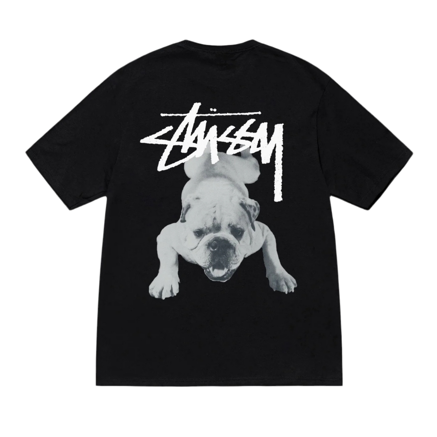 Stussy stock dog T-shirt black