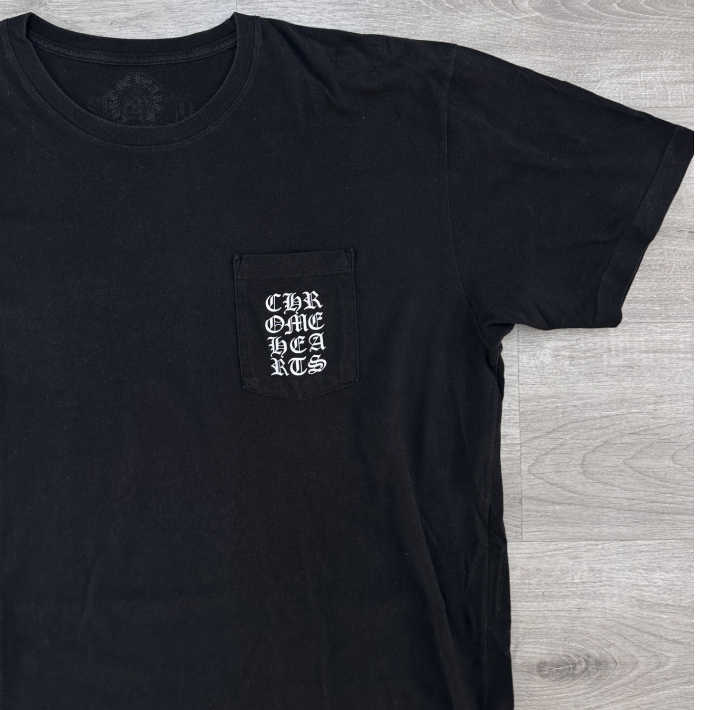 Chrome Hearts Classic Logo Pocket T-Shirt (Black/White)