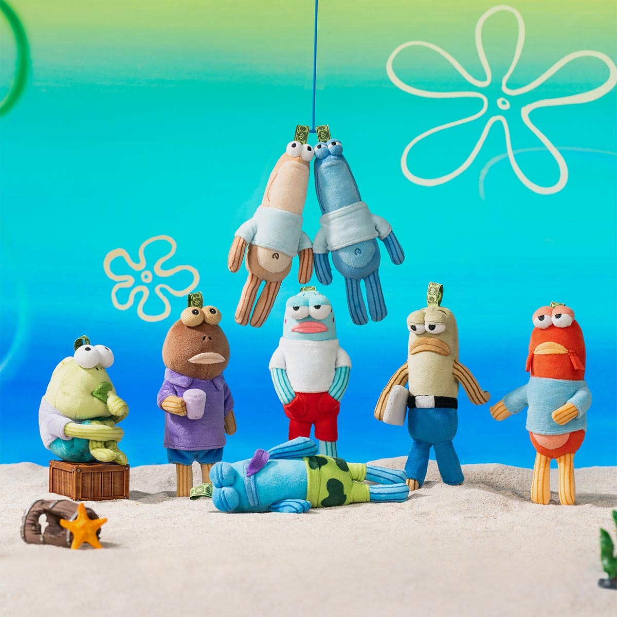 Pop Mart x Bikini Bottom Buddies Plush Sealed Case