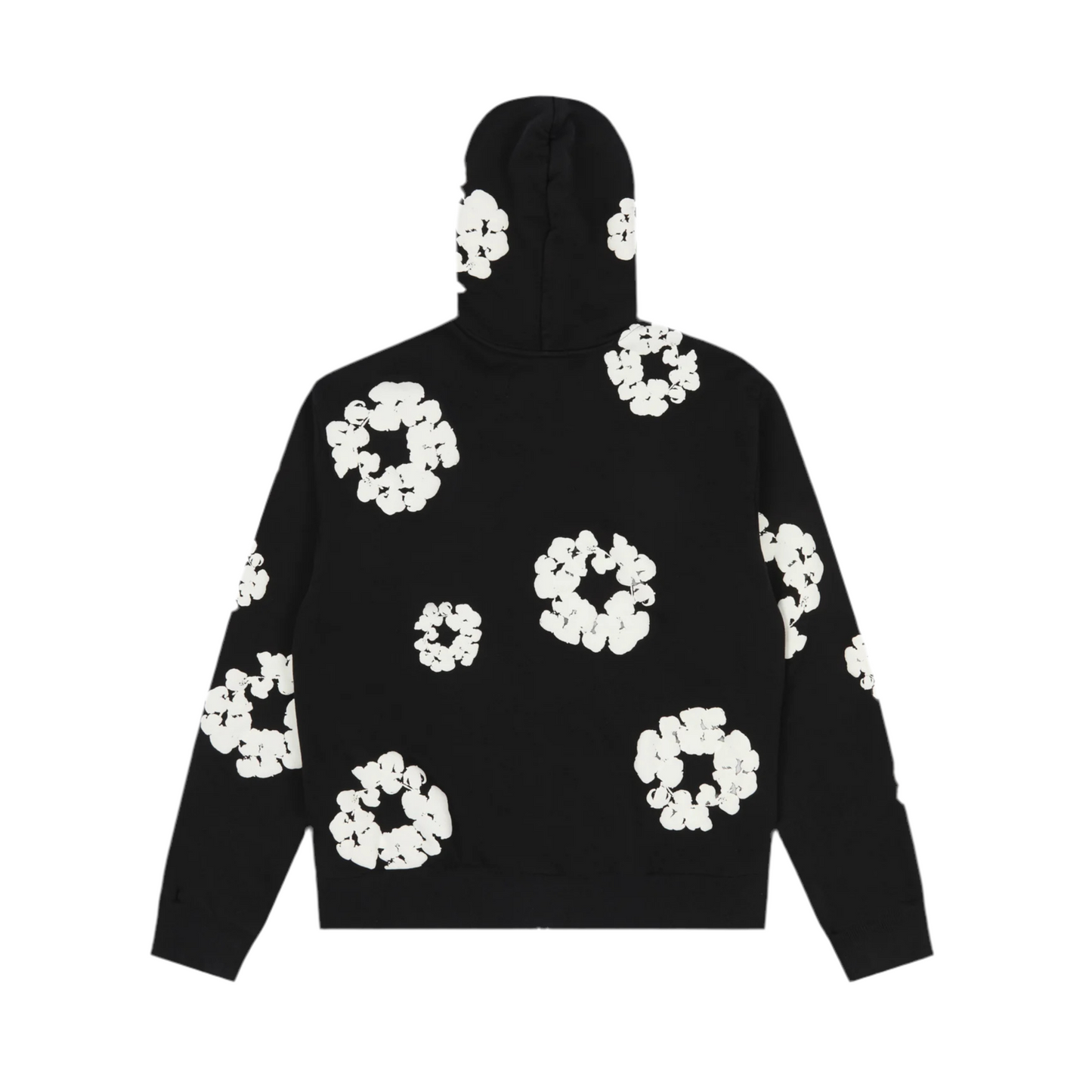Denim Tears Zip Up Hoodie black