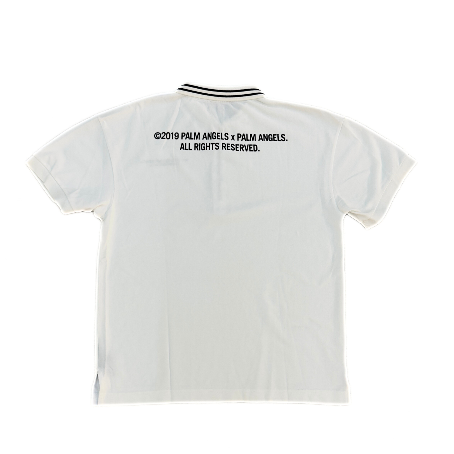 Palm Angels Polo Quarterzip White