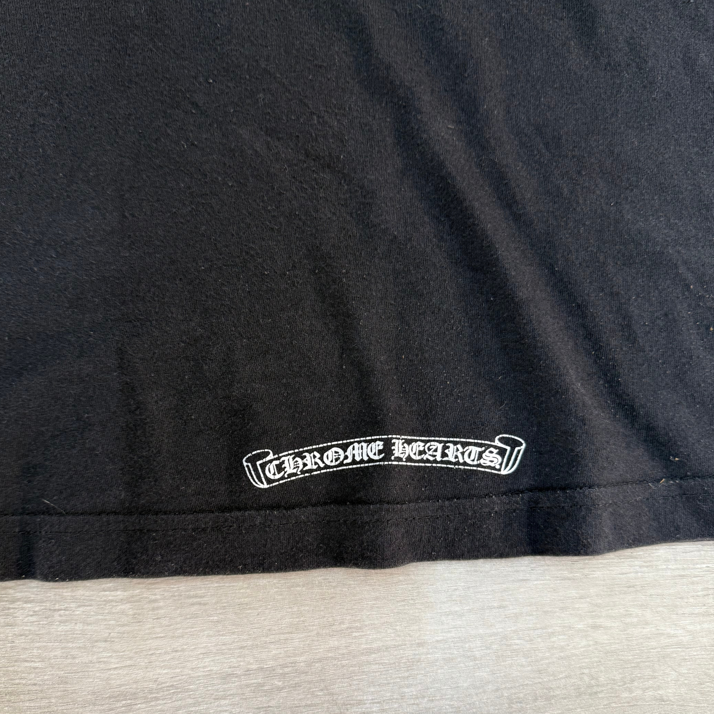 Chrome Hearts pocket logo USA short sleeve tshirt black