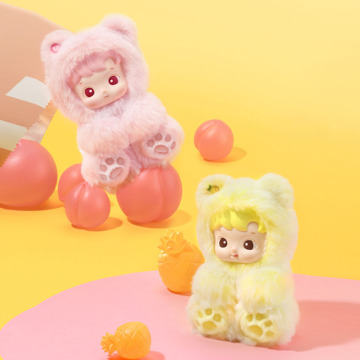 Pop Mart HACIPUPU Gummy Bear Series Vinyl Plush Pendant Sealed Case