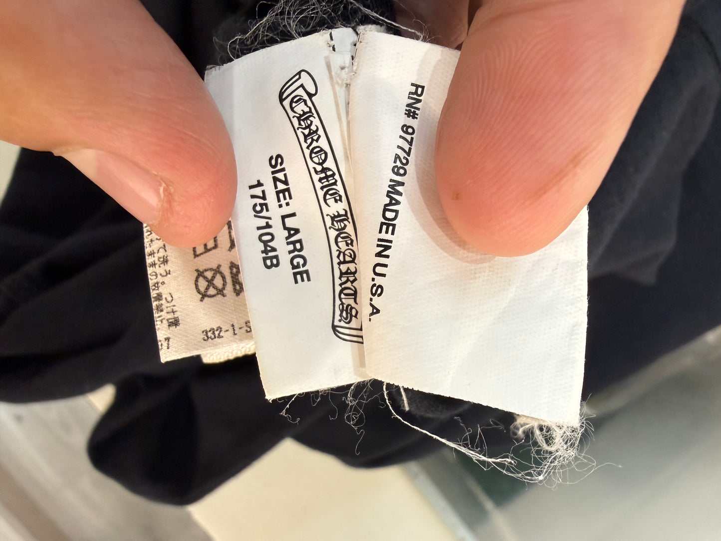 Chrome Hearts Black Tee "Fuck You"