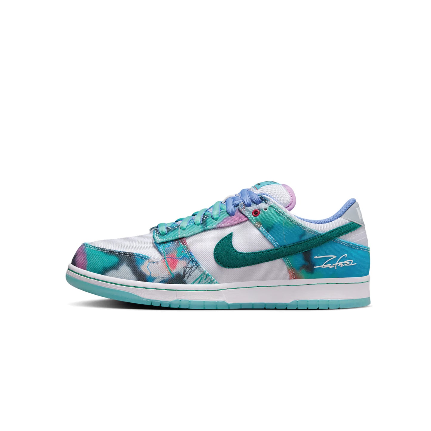 Futura Laboratories x Nike SB Dunk Low Bleached Aqua