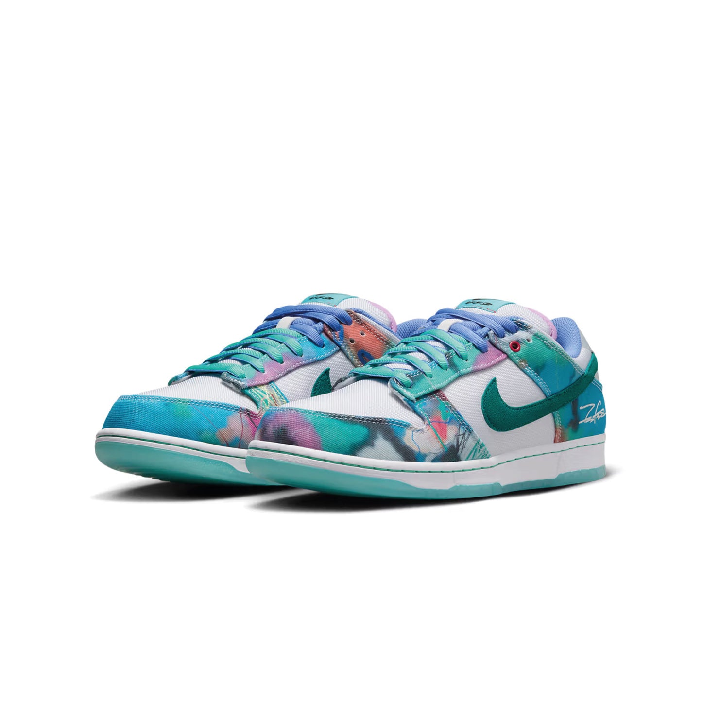 Futura Laboratories x Nike SB Dunk Low Bleached Aqua