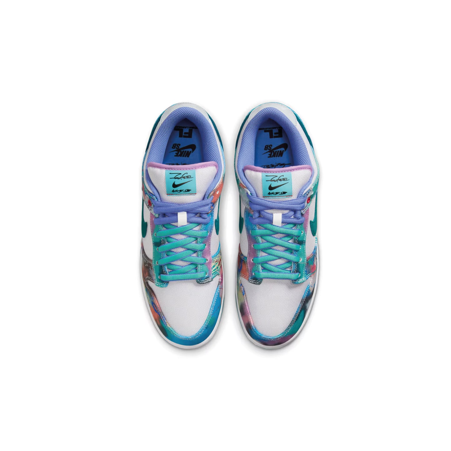 Futura Laboratories x Nike SB Dunk Low Bleached Aqua