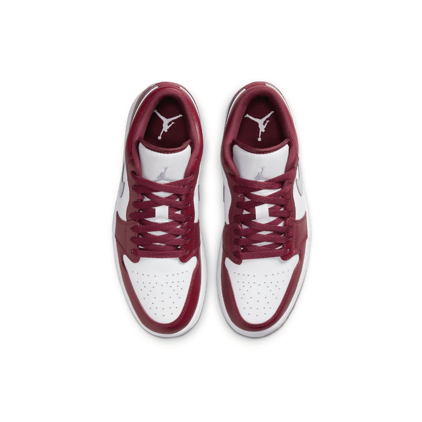 Jordan 1 Low White Bordeaux - 48 orë