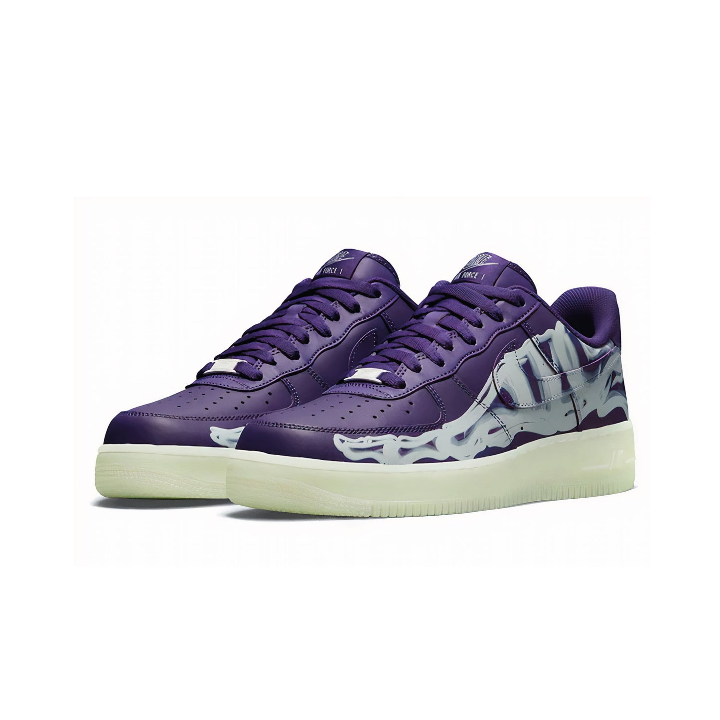 Nike Air Force 1 Low Purple Skeleton Halloween (2021)