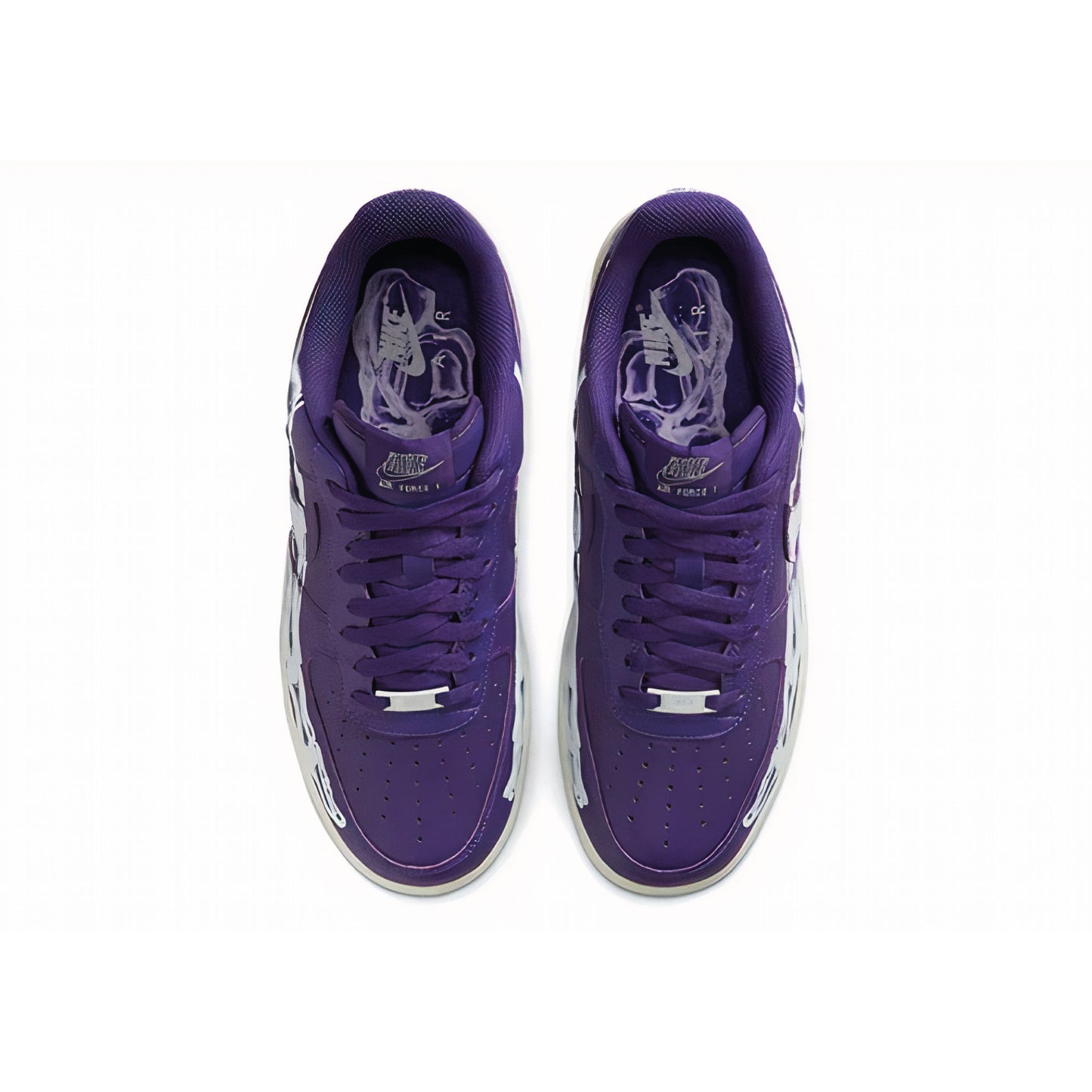 Nike Air Force 1 Low Purple Skeleton Halloween (2021)