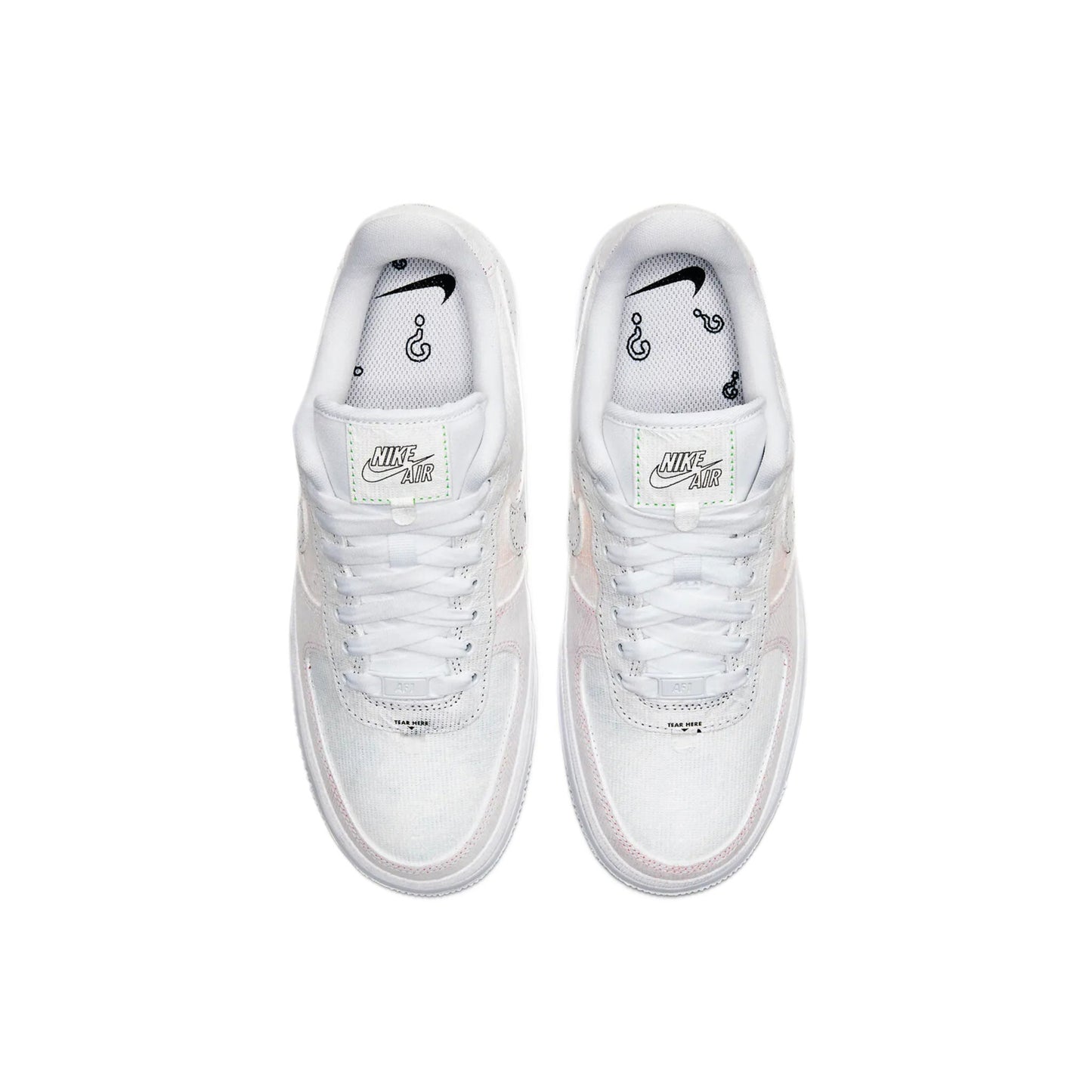 Nike Air Force 1 LX zbulon Swoosh të zi (W)