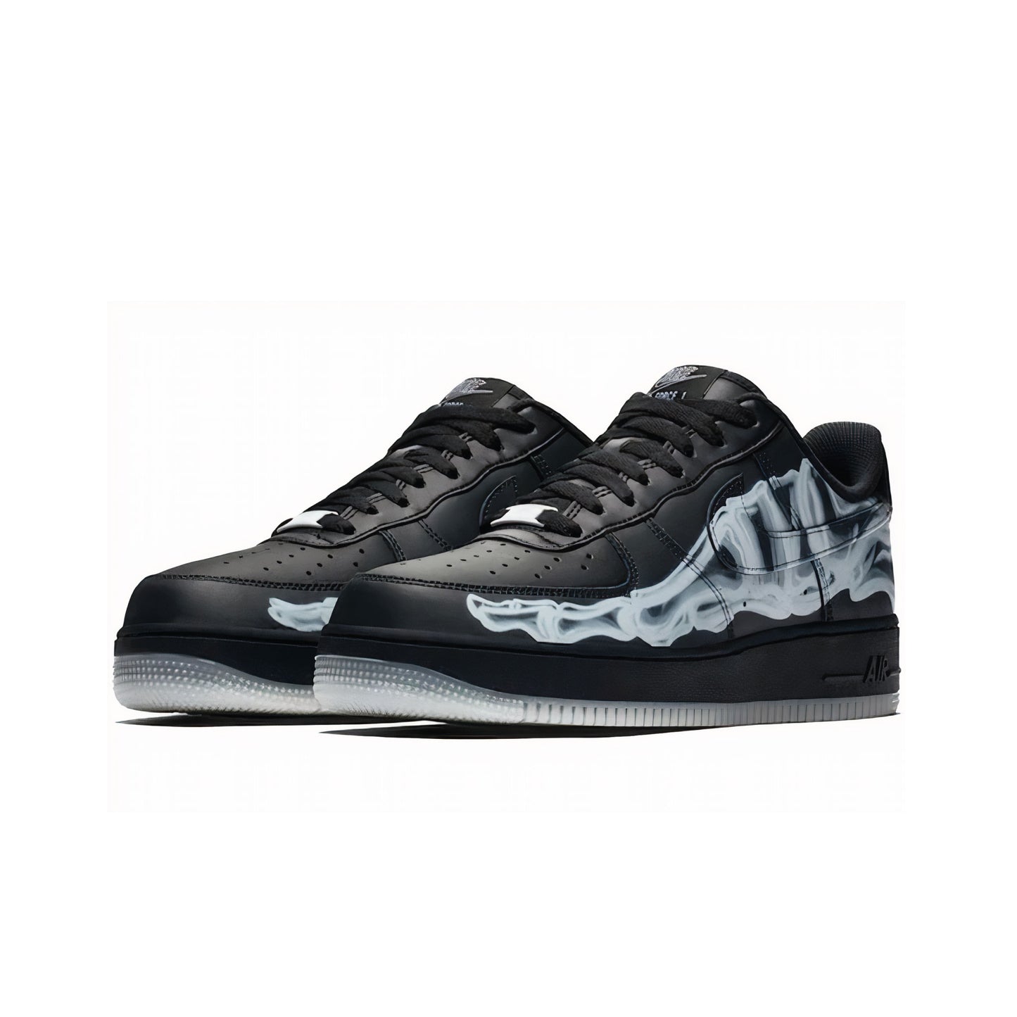 Nike Air Force 1 Low Black Skeleton Halloween (2019)