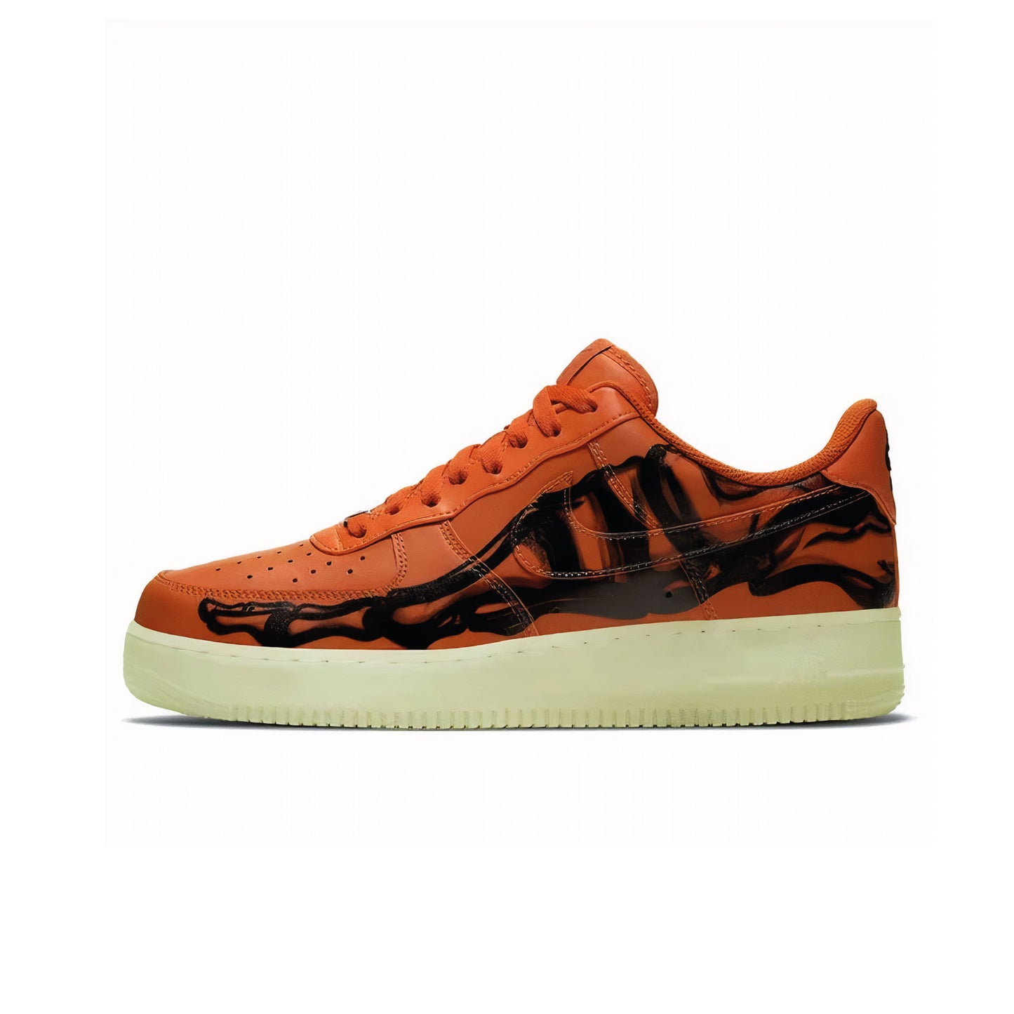 Nike Air Force 1 Low Orange Skeleton Halloween (2020)