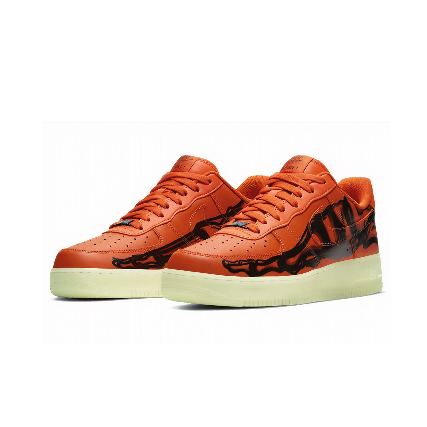 Nike Air Force 1 Low Orange Skeleton Halloween (2020)