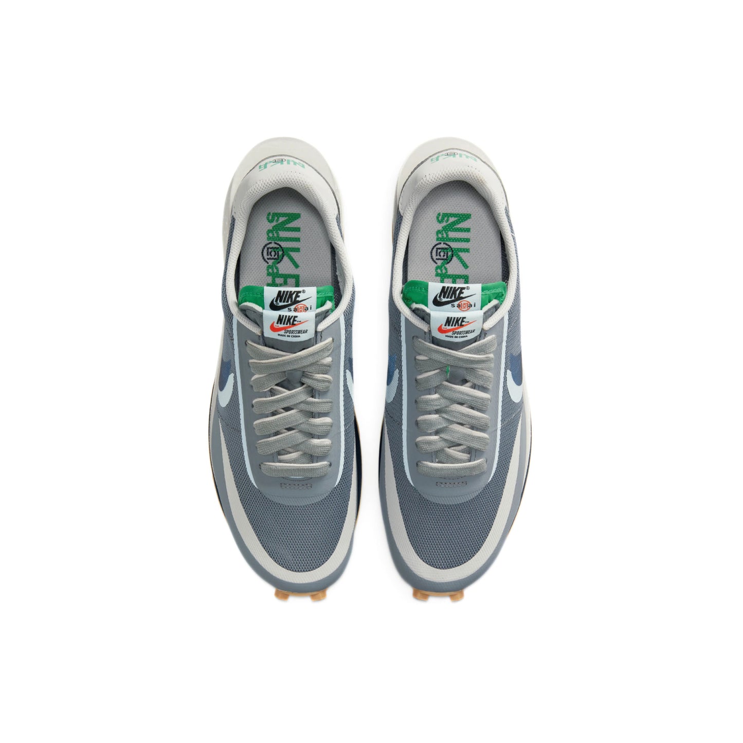 Nike LD Waffle x sacai x CLOT Kiss of Death 2 Cool Grey