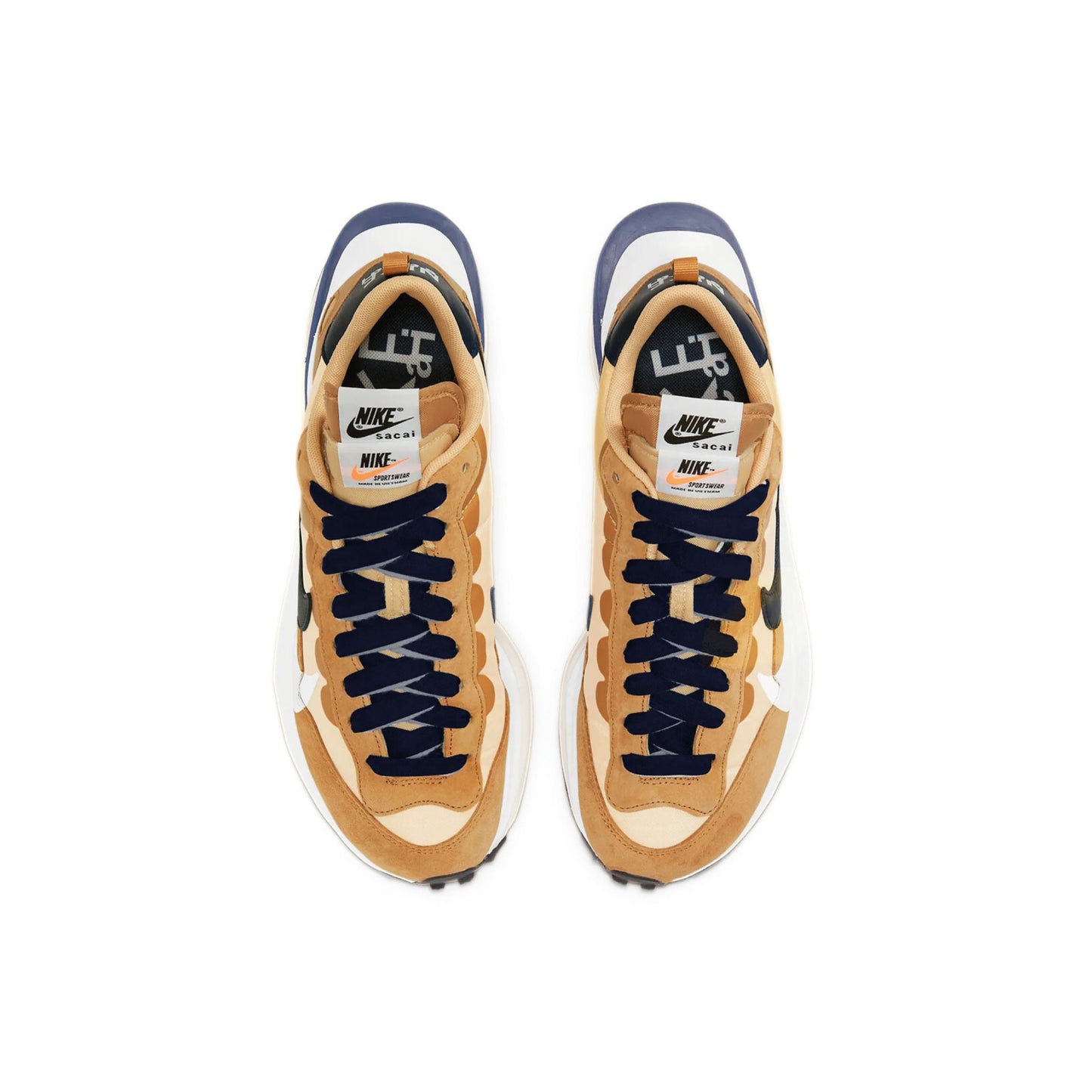 Nike x sacai Vaporwaffle Sesame Blue Void