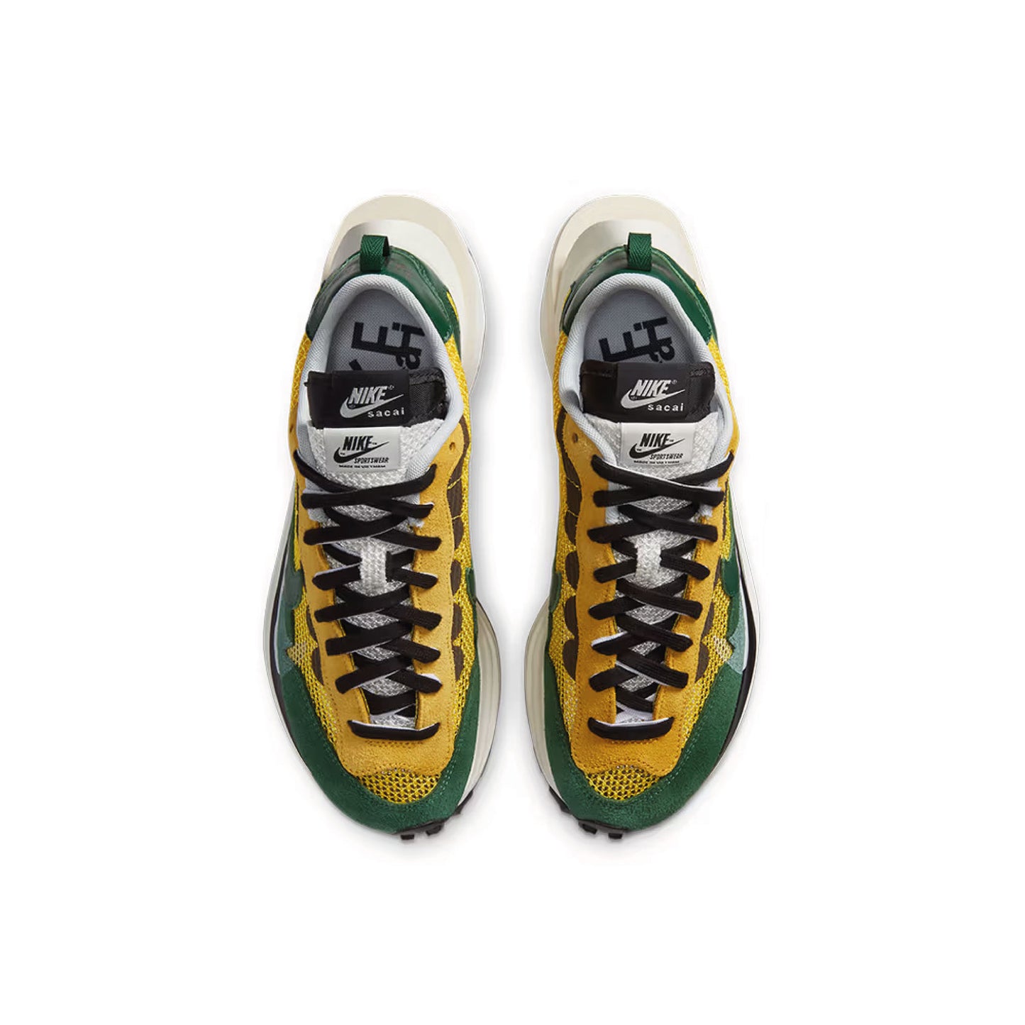 Nike Vaporwaffle x sacai Tour Yellow Stadium Green