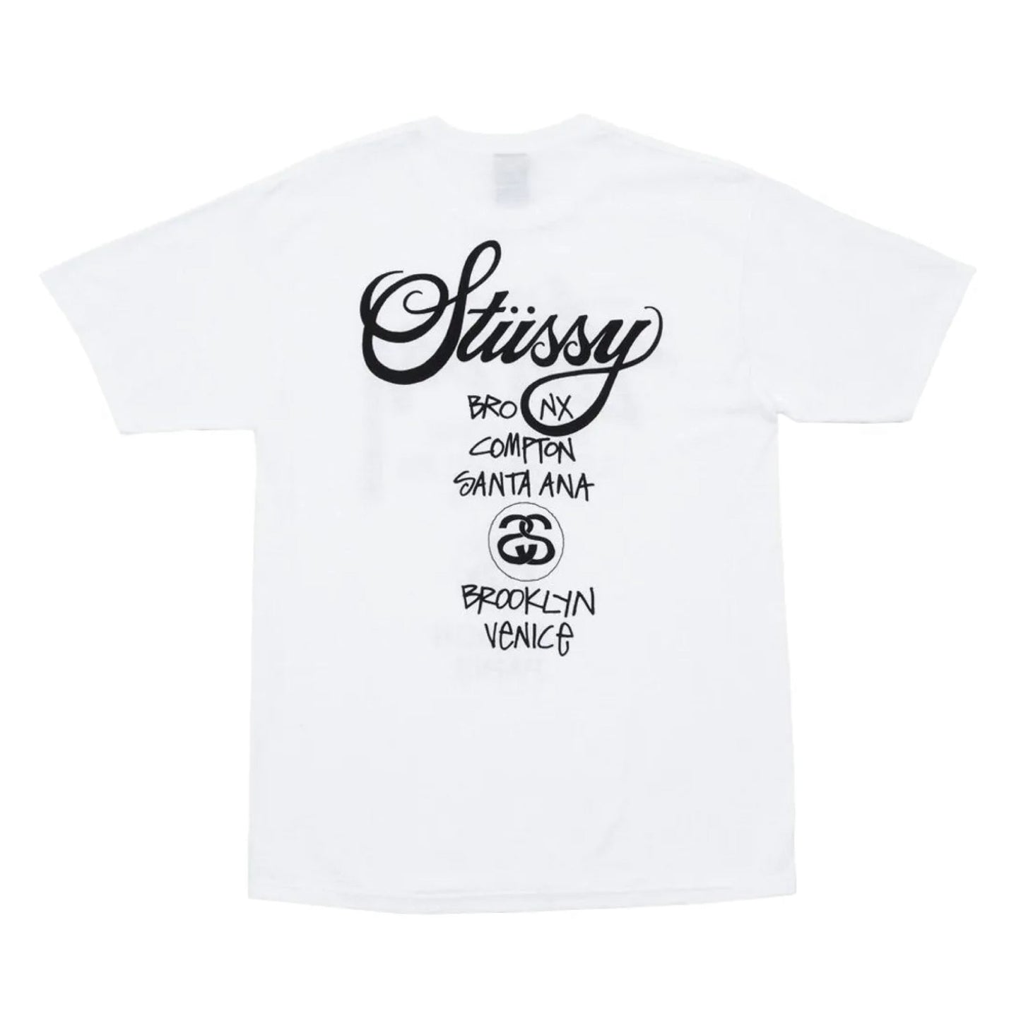 Μπλουζάκι Stussy World Tour 'Λευκό'