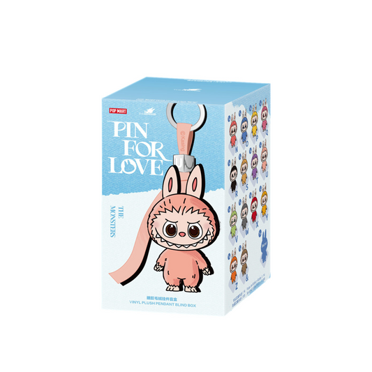 Pop Mart Labubu The Monsters Pin for Love Series Vinyl Plush Pendant (N-Z) Single Blind Box