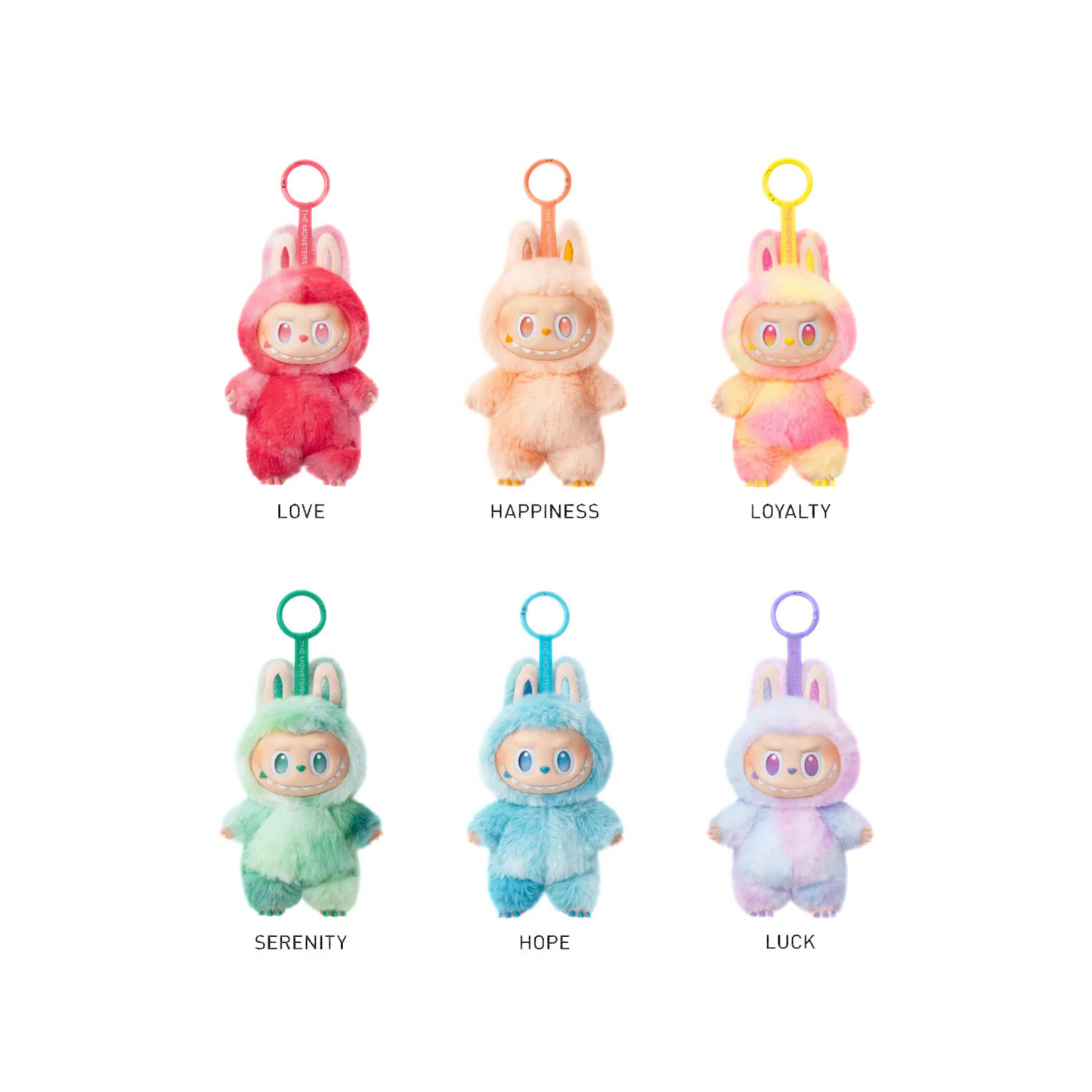 Labubu The Monsters Big into Energy Series-Vinyl Plush Pendant Blind Box (6 Blind Boxes)
