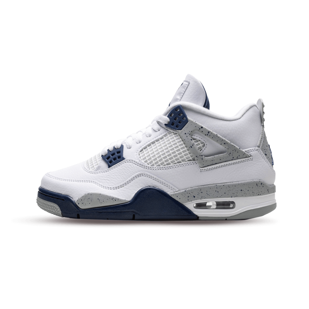 Air Jordan 4 Retro White Midnight Navy - 48h