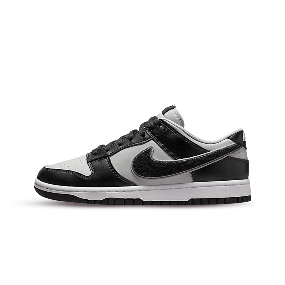 Nike Dunk Low Chenille Swoosh Μαύρο Γκρι